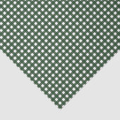 Green en White Gingham Tissuepapier (Detail)