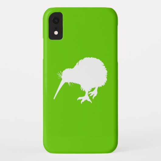 Green en White Kiwi Case-Mate iPhone Case (Achterkant)