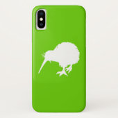 Green en White Kiwi Case-Mate iPhone Case (Achterkant)