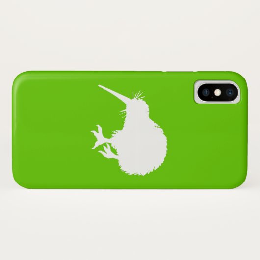 Green en White Kiwi Case-Mate iPhone Case (Achterkant (horizontaal))