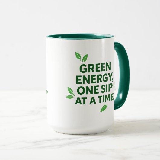 Green Energy Plant Based Mug Mok (Voorkant rechts)