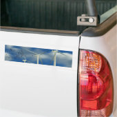 Green Energy Wind Turbine Bumpersticker (Op Truck)