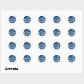 Green Energy Wind Turbine Ronde Sticker (Vel)