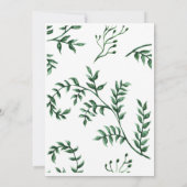 Green Engagement Party Uitnodiging (Achterkant)