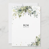 Green Engagement Party Uitnodiging (Achterkant)