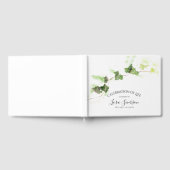 Green English Ivy Celebration of Life Memorial Gastenboek (Volledig)