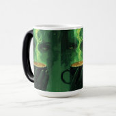 Green Enigma – Soul Within the Steam Magische Mok (Voorkant links)