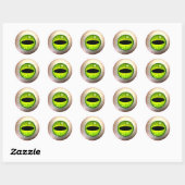 Green Envy Eye Stickers (Vel)