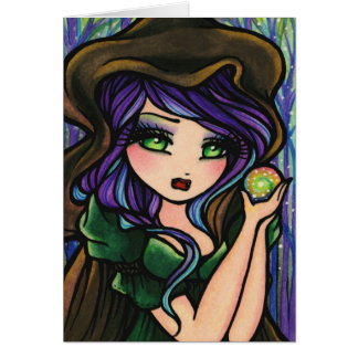 Green Envy Magic Forest Fantasy Girl