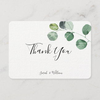 Green Eucalyptus - Hartelijk dank Bedankkaart