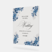Green Eucalyptus Wedding Welcome Sign Acryl Bord (Hoek)