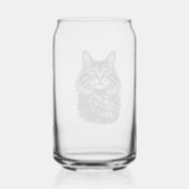 Green Eye Cat  Blikvorm Glas (Achterkant)