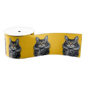 Green Eye Cat Grosgrain Lint (Spoel)