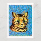 Green Eye Cat, Louis Wain Briefkaart (Voorkant)