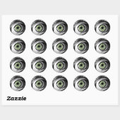Green Eye Enge Halloween Stickers (Vel)