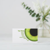 Green Eye Focus Visitekaartje (Staand voorkant)