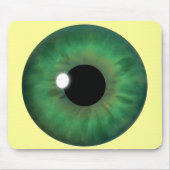 Green Eye Iris Custom Cool Mousepad Mousemats Muismat (Voorkant)