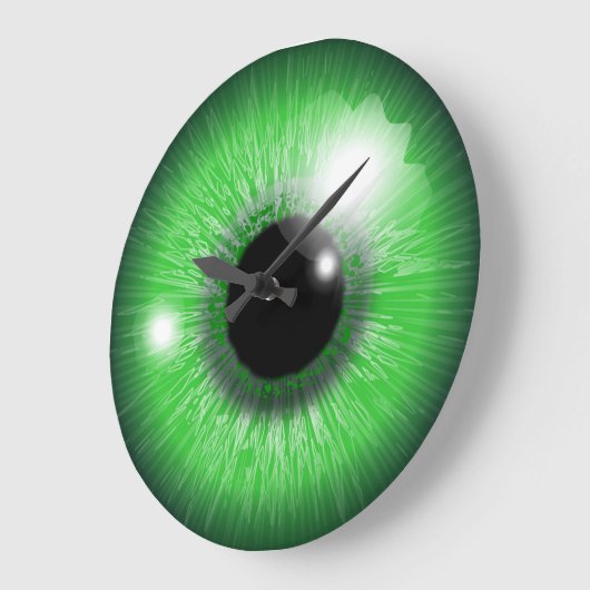 green eye iris design grote klok (Hoek)