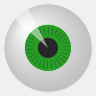 Green Eye Ronde Sticker