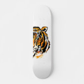 Green Eye Tiger Head Persoonlijk Skateboard (Voorkant)