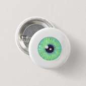 Green Eyeball Button (Voorkant /achterkant)