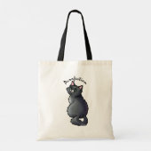Green Eyed Cat Bag Tote Bag (Achterkant)