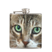 Green Eyed Cat Heupfles (Voorkant)