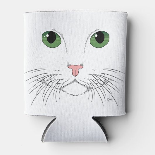 Green Eyed Cat Koelbox Blikjeskoeler (Voorkant)