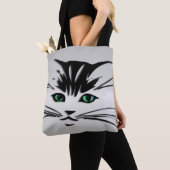 Green Eyed Cat Tote Bag (Dichtbij)