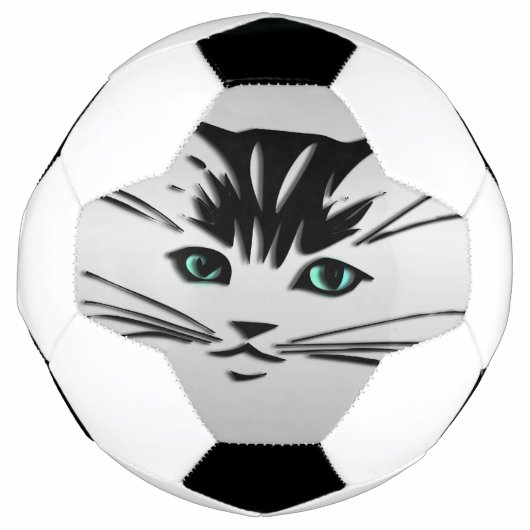 Green Eyed Cat Voetbal (Voorkant)