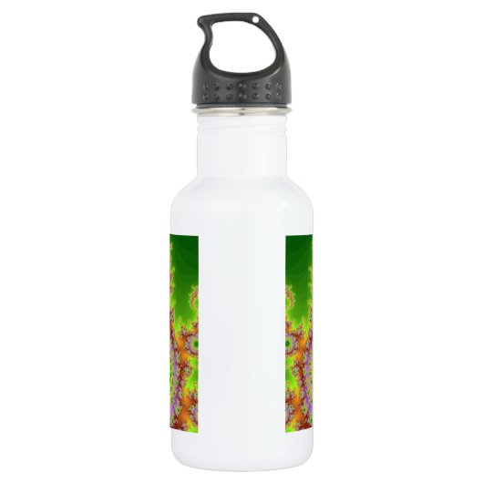 Green Eyed Fractal Waterfles (Achterkant)