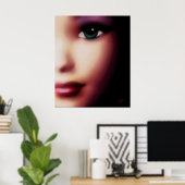 Green Eyed Girl Poster (Thuiskantoor)