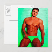 Green Eyed Hunk LIM Briefkaart (Voorkant / Achterkant)