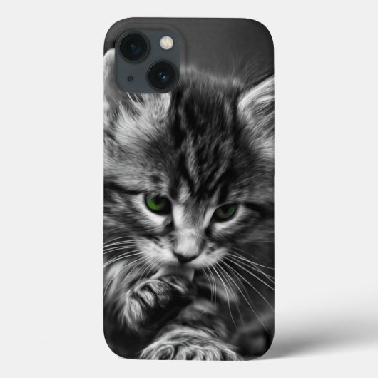 Green Eyed Kitten Case-Mate iPhone Case (Achterkant)