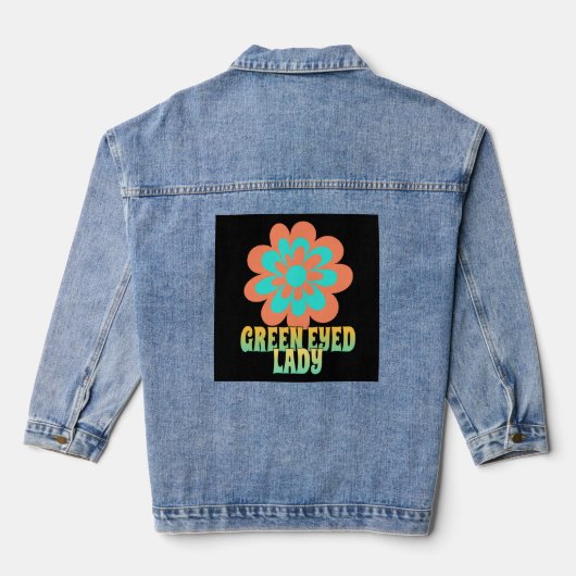 GREEN EYED LADY  Denim Jacket (Achterkant)