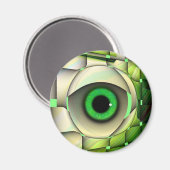 Green Eyed Monster Magneet (Voorkant / Achterkant)
