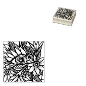 Green Eyed Natuur Rubberstempel (Gestempeld)