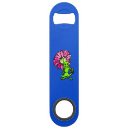 Green Faerie Holding Flower Bar Key Speed Flessenopener