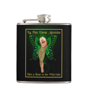 Green Fairy Absinthe Heupfles
