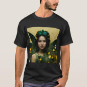 Green Fairy Basic Dark T-Shirt (Voorkant)