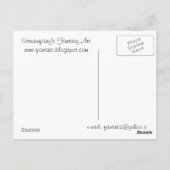 Green Fairy Briefkaart (Achterkant)