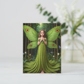 Green Fairy Briefkaart (Staand voorkant)