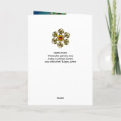 GREEN FAIRY Happy Kerstwijn Feestdagen Kaart (Achterkant)