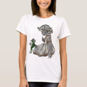 Green Fairy & meisje dames shirt (Voorkant)