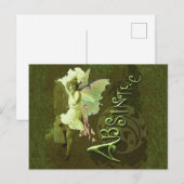 Green Fairy Splashy Collage III Briefkaart (Voorkant / Achterkant)