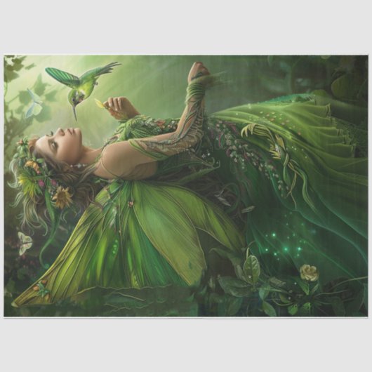 Green Fairy Tissuepapier (Voorkant)