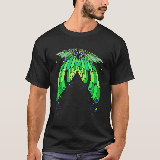 Green Fairy Wings T-shirt (Voorkant)