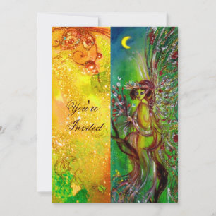 GREEN FAIRY yellow blue Silver Kaart