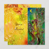 GREEN FAIRY yellow blue Silver Kaart (Voorkant / Achterkant)