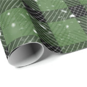 Green family christmas wallpaper cadeaupapier (Rol Hoek)